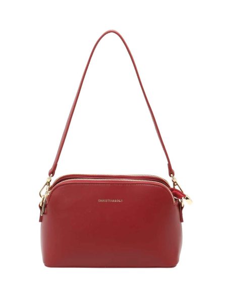 Bolso bandolera doble cremalleras