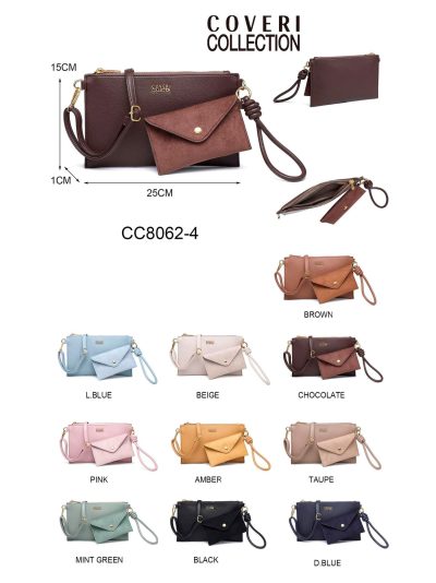 Bolso bandolera con monedero tipo sobre 2