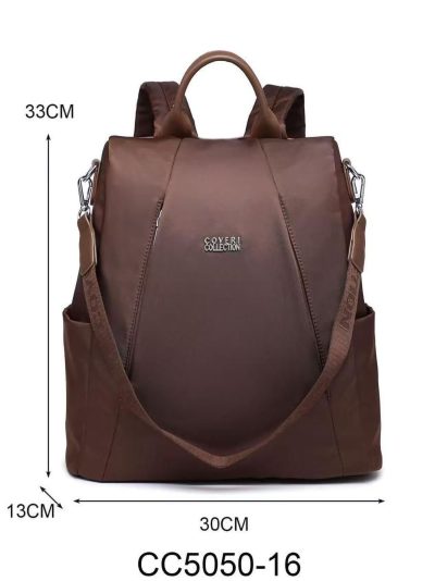 Mochila antirrobo nylon grande bolsillo frontal