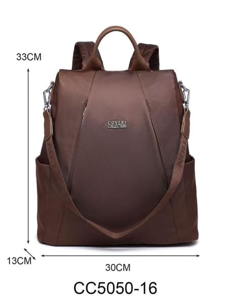 Mochila antirrobo nylon grande bolsillo frontal