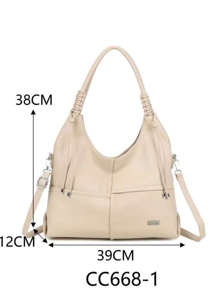 Bolso hobo grande bolsillos