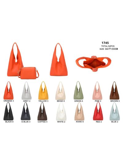 Borsa shopper con tracolla 2