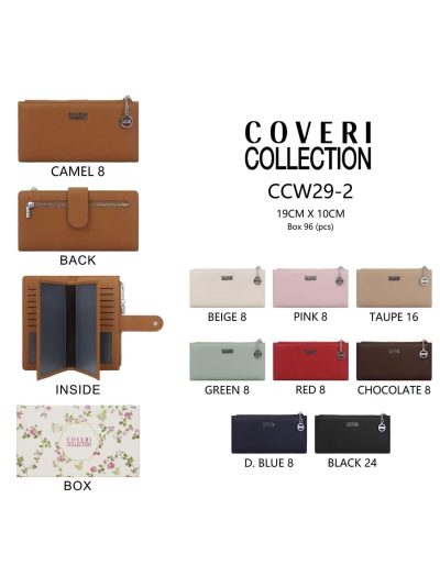 Cartera larga cierre y cremallera con caja regalo 2