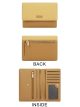 Compact two-tone flap wallet, gift box included