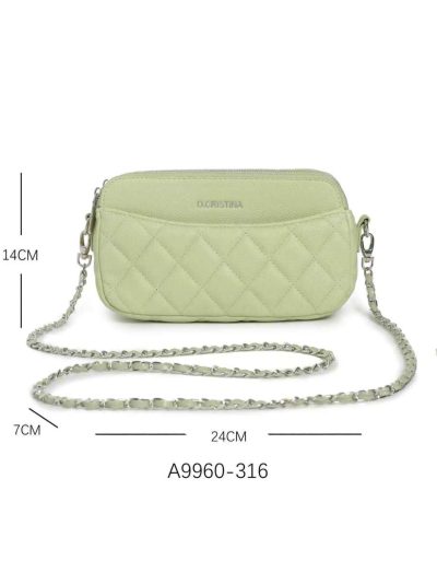 Bolso bandolera acolchado cadena