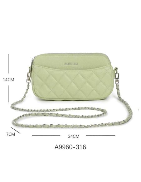 Bolso bandolera acolchado cadena