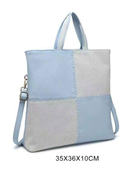 Bolso tote patchwork asas