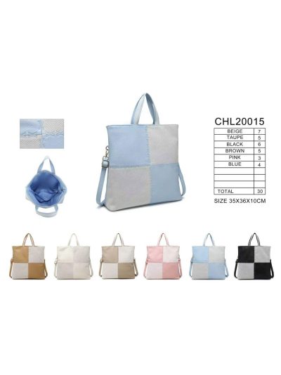 Bolso tote patchwork asas 2