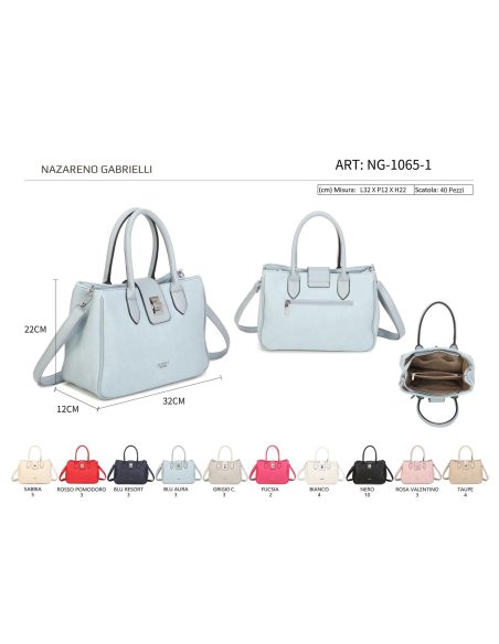 Bolso tote estructurado doble asa