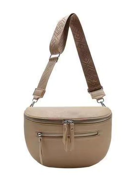 Marsupio con doppia cerniera e tracolla regolabile