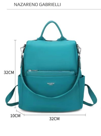 Mochila nylon multifunción bolsillo frontal