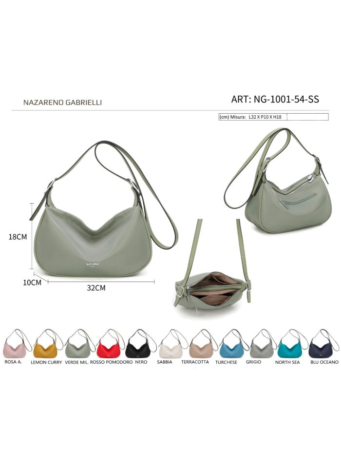 Bolso bandolera nylon cremallera