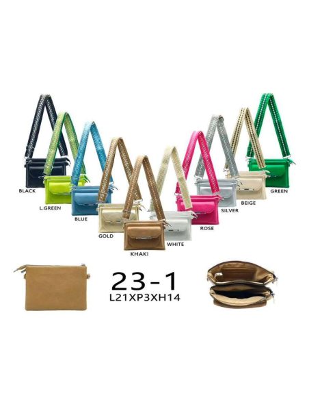 Mini borsa a tracolla con doppio scomparto