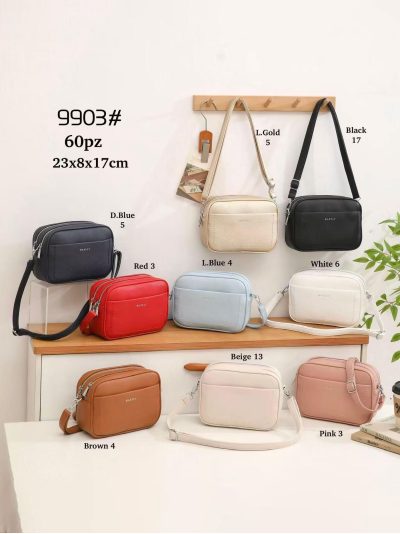 Bolso bandolera doble cremallera 2