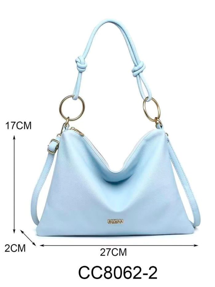 Bolso hobo anillas metálicas