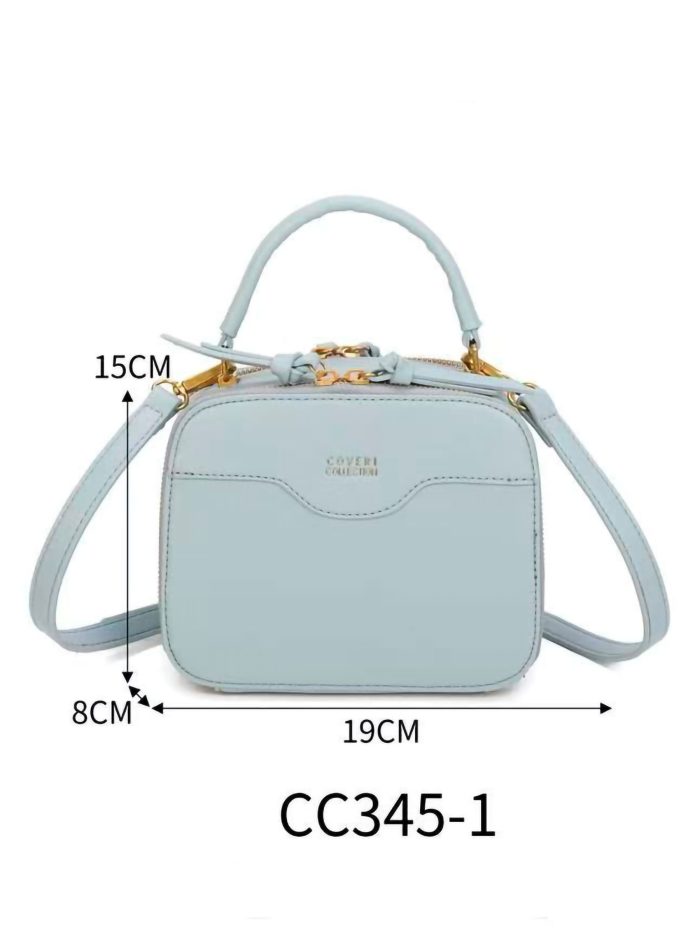 Mini-Handtasche mit Doppelreißverschluss