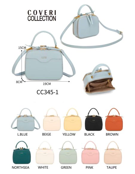 Mini-Handtasche mit Doppelreißverschluss