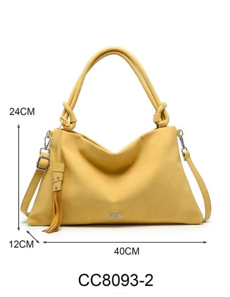 Borsa a tracolla con nappa