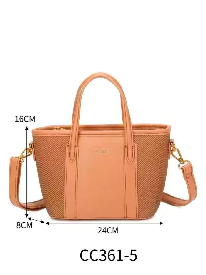 Bolso tote pequeño combinado