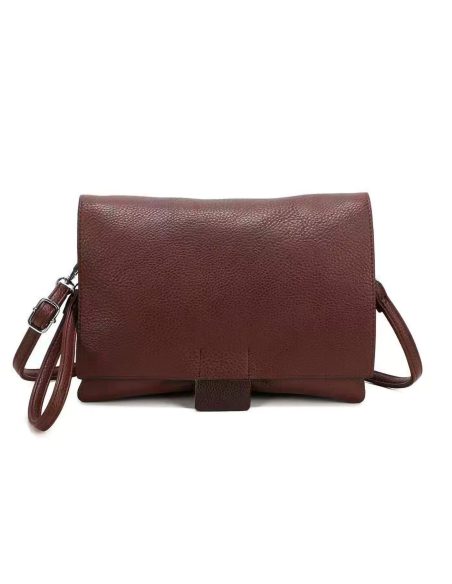 Bolso bandolera minimal con solapa