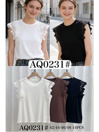 Top encaje en hombros 2