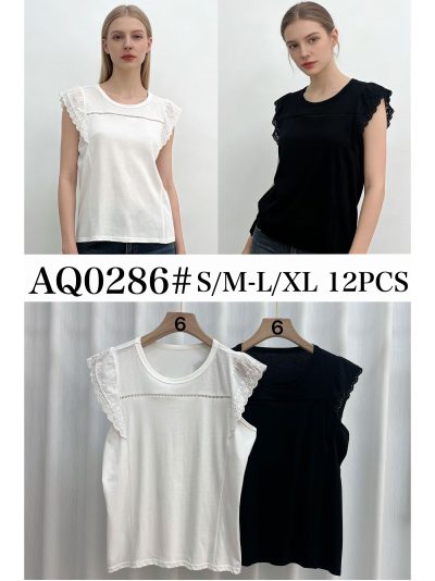 Sleeveless lace yoke top 2