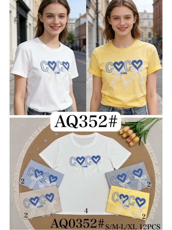 Camiseta 'coco' lazos de encaje