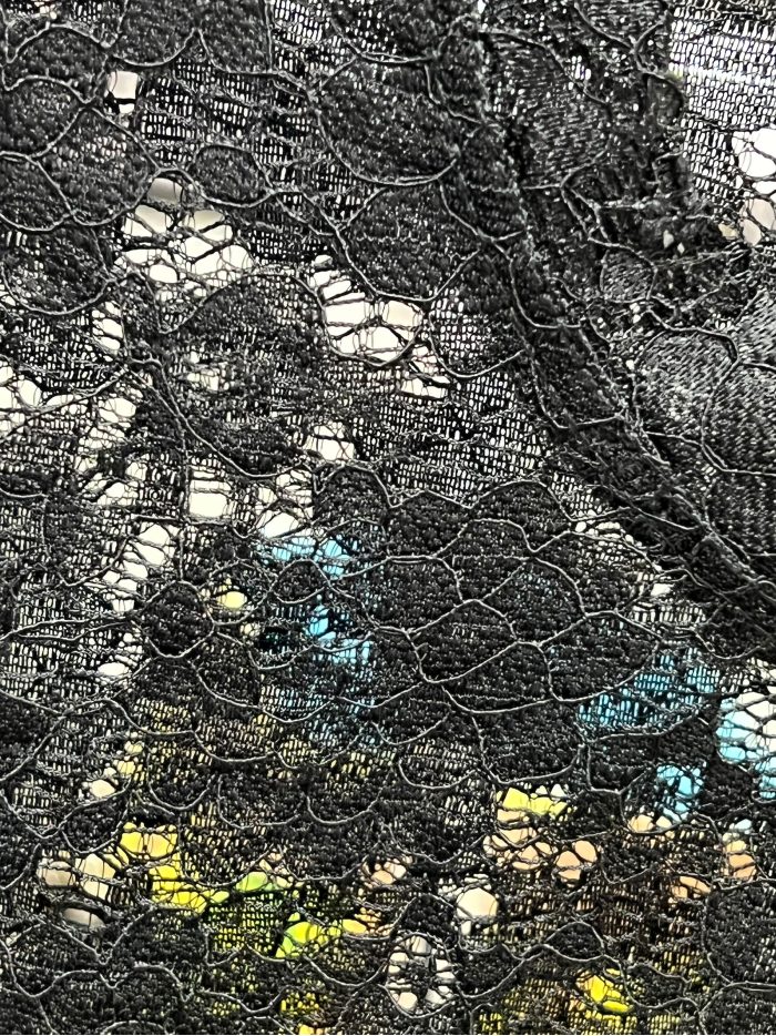 Maglietta in pizzo floreale