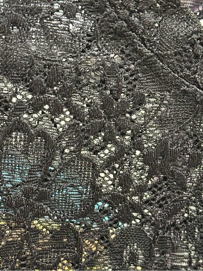 Maglietta in pizzo floreale