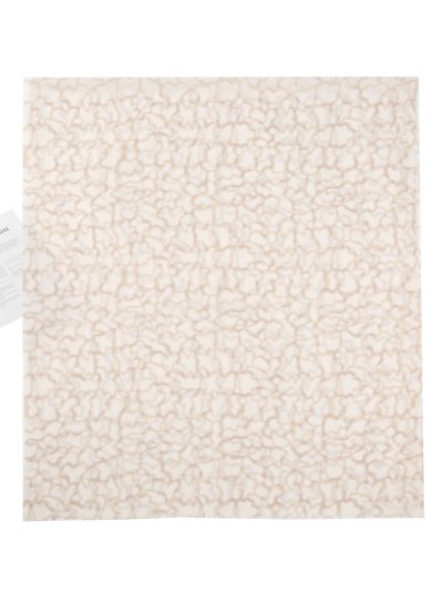 Fular estampado desflecado