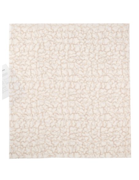 Fular estampado desflecado