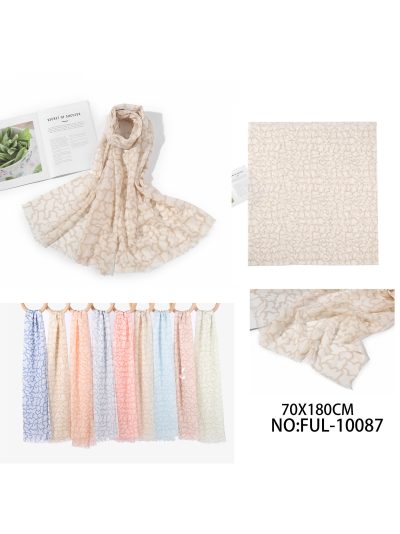 Fular estampado desflecado 2