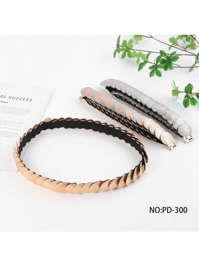 Cinturón discos texturizados 2