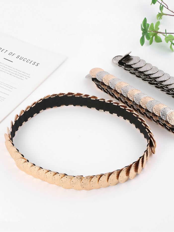 cintura di dischi martellati