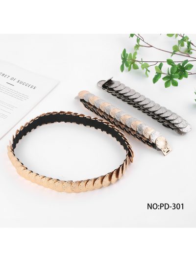 Cinturón discos martillados 2