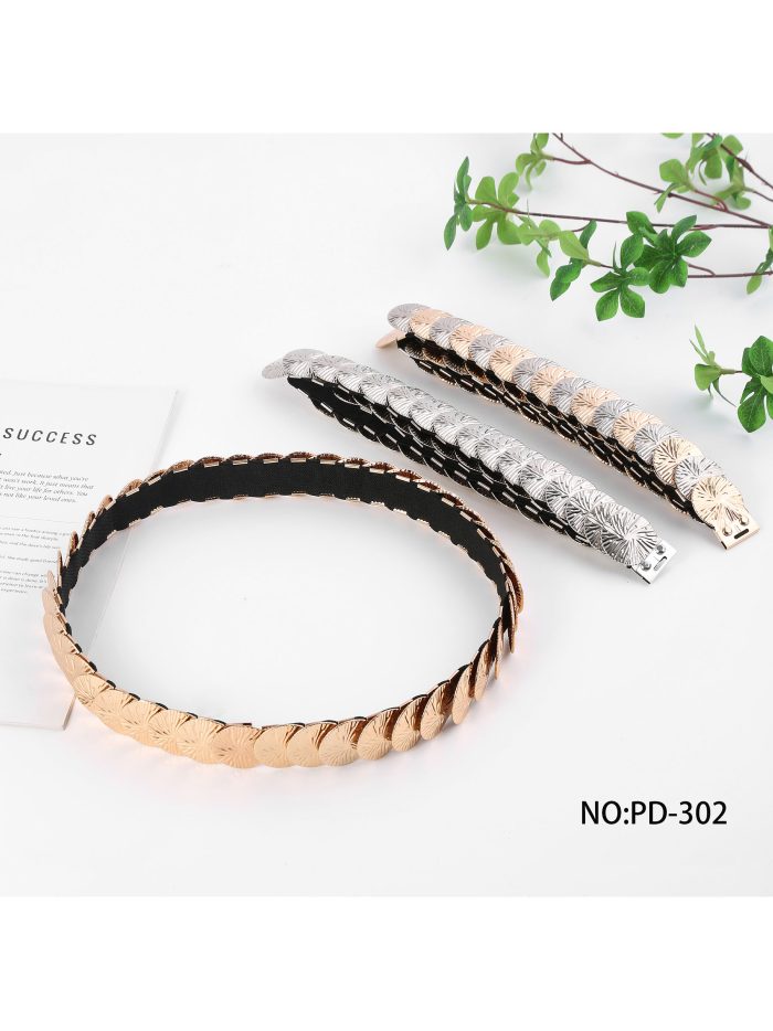 Cinturón discos grabados