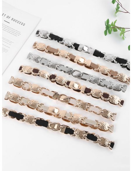 Cinturón elástico de eslabones