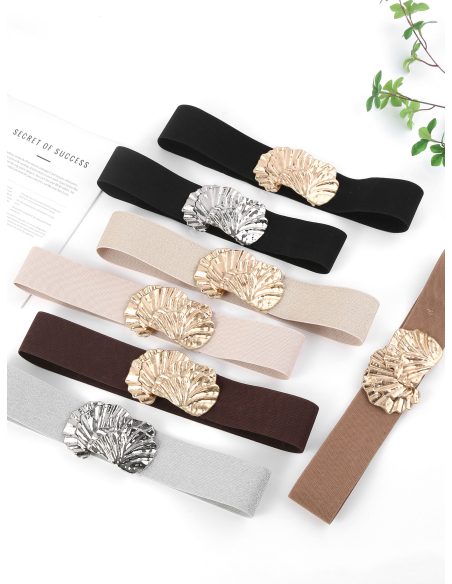 Cinturón elástico hebilla concha