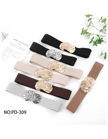 Cinturón elástico hebilla concha