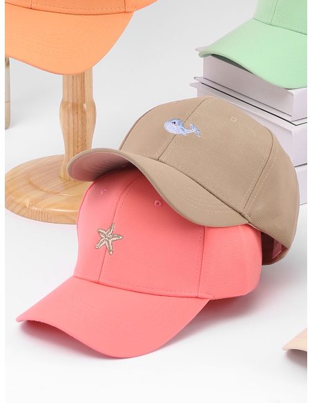 Gorra bordado animales marinos