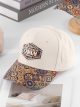 Gorra parche Italy con visera mosaico