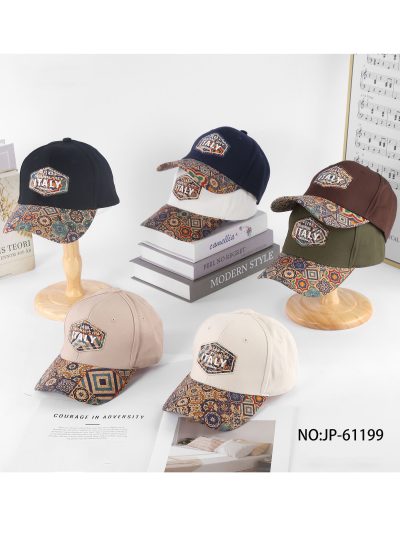 Gorra parche Italy con visera mosaico 2