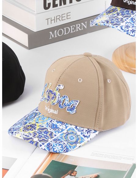 Gorra Lisboa original con visera azulejo