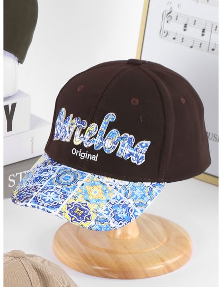 Gorra Barcelona original con visera azulejo