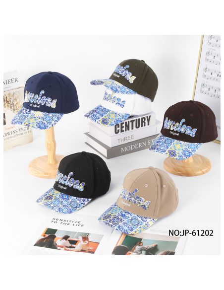 Gorra Barcelona original con visera azulejo