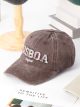 Gorra Lisboa bordada efecto vintage