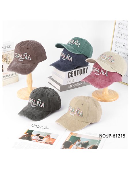 Gorra España bordada efecto vintage
