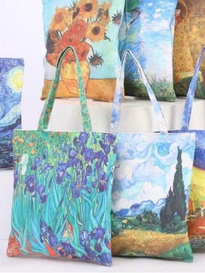 Bolsa tote canvas estampado arte clásico