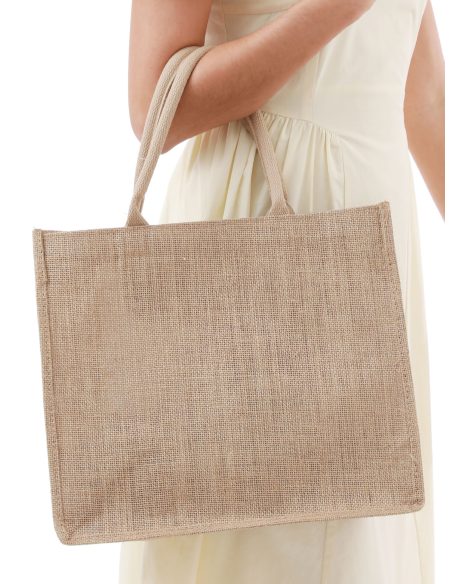 Bolso de playa yute básica mediana