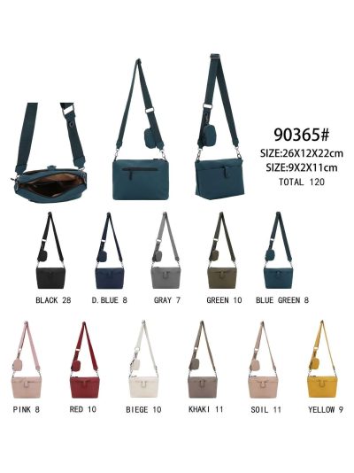 Bolso bandolera con mini monedero extraíble 2